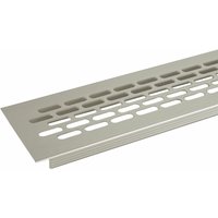 So-tech - 2er Pack - Lüftungsgitter Lochblech 484 x 60 mm Edelstahloptik von SO-TECH