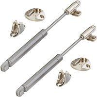 2er Set Italiana Ferramenta Gasdruckdämpfer kraby lift up (45 Newton, 277 mm Gesamtlänge) Gasfeder für nach oben öffnende Schrankklappen und Truhen von SO-TECH