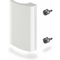 So-tech - 5er Pack - Balkontürgriff seja 82 x 52,5 x 20 mm ba 48 mm Aluminium Verdeckte Verschraubung weiß von SO-TECH