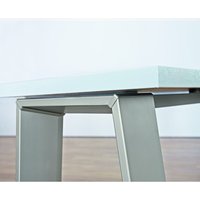 So-tech - Bankgestell cone 1800 x 450 x 420 mm in Edelstahloptik mit Traverse von SO-TECH
