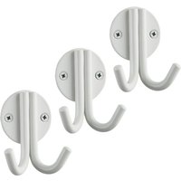 So-tech - Garderobenhaken elen 65 x 78 x 33 mm Stahl Weiß, 3 Stück So-tech - Garderobenhaken elen 65 x 78 x 33 mm Stahl Weiß, 3 Stück von SO-TECH