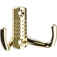 So-tech - Garderobenhaken jasmin kurz / Messingoptik von SO-TECH