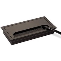 So-tech - Kabeldurchlass cavo Kabeldose eckig 160 x 80 mm schwarz eloxiert - Außenmaß: 160 x 80 mm von SO-TECH