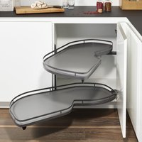 Kesseböhmer LeMans ii Eckschrank-Beschlag links 500 mm anthrazit von SO-TECH