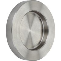 So-tech - Schiebetürgriff nala Griff-Ø: 70 mm zum Kleben Möbelgriff Edelstahl Muschelgriff für Glas-Türen & Zimmertüren Griffmuschel zum Aufkleben von SO-TECH