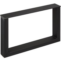 Tischgestell tab Stahl Used Look Profil 80 x 40 mm (Höhe: 400 mm / Tiefe: 600 mm) von SO-TECH