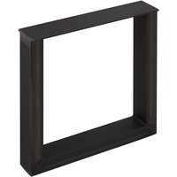 So-tech - Tischgestell tab Stahl Used Look Profil 80 x 40 mm (Höhe: 420 mm / Tiefe: 430 mm) von SO-TECH