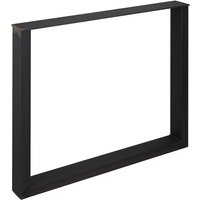 Tischgestell tab Stahl Used Look Profil 80 x 40 mm (Höhe: 720 mm / Tiefe: 800 mm) von SO-TECH