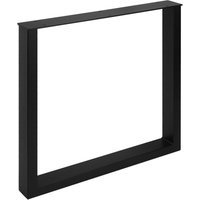 So-tech - Tischgestell tab Stahl schwarz matt Profil 80 x 40 mm (Höhe: 720 mm / Tiefe: 700 mm) von SO-TECH