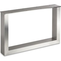 So-tech - Tischgestell tab echt Edelstahl Profil 80 x 40 mm (Höhe: 400 mm / Tiefe: 600 mm) von SO-TECH