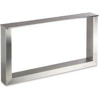 So-tech - Tischgestell tab echt Edelstahl Profil 80 x 40 mm (Höhe: 400 mm / Tiefe: 700 mm) von SO-TECH