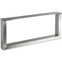 So-tech - Tischgestell tab echt Edelstahl Profil 80 x 40 mm (Höhe: 400 mm / Tiefe: 800 mm) von SO-TECH