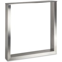 So-tech - Tischgestell tab echt Edelstahl Profil 80 x 40 mm (Höhe: 720 mm / Tiefe: 700 mm) von SO-TECH