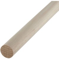 Sotech Kleiderstange Garderobenstange Rundstab Holzstab zum Basteln ø 30 mm Buche Länge: 50 cm , 1 Stück von SO-TECH