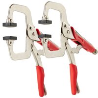 Sotech Montagehilfen für Schubladenauszüge 1 Paar Klemmzwingen Schnellspannzwingen 285 x 145 mm Backenweite bis 80 mm für die Schubladen-Montagehilfe von SO-TECH