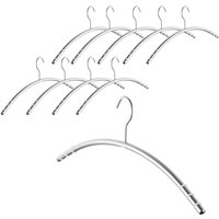 Sotech Kleiderbügel Edelstahl SS201 gebürstet mit Antirutsch-Ringen Haken 360 Grad drehbar, Rundrohr ø 12 mm x 433 mm, 10 Stück Sotech Kleiderbügel Edelstahl SS201 gebürstet mit Antirutsch-Ringen Haken 360 Grad drehbar, Rundrohr ø 12 mm x 433 mm, 10 Stück von SO-TECH
