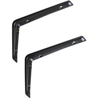 Sotech Regalkonsole RK15 schwarz 172 x 121 mm, 2 Stück von SO-TECH