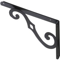 Sotech Regalkonsole RK17 schwarz Tragkraft max. 30 kg pro Paar 250 x 170 mm von SO-TECH