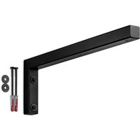 So-tech - sotech Wandkonsole Regalkonsole Waschtischkonsole in L-Form 450 x 150 x 30 mm, schwarz matt pulverbeschichtet, 1 Stück von SO-TECH