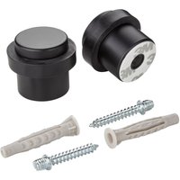 Türstopper STOPPER Ø 36 mm Höhe 32 mm schwarz matt von SO-TECH