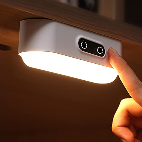 SOAIY 2er-set LED Touch dimmbar Unterbauleuchte mit 5 Lichtfarben USB wiederaufladbare Schrankbeleuchtung Küchenlampe 2000mAh Schrankleuchte mit Magnet Lichtleiste für Kleiderschrank schlafzimmer von SOAIY