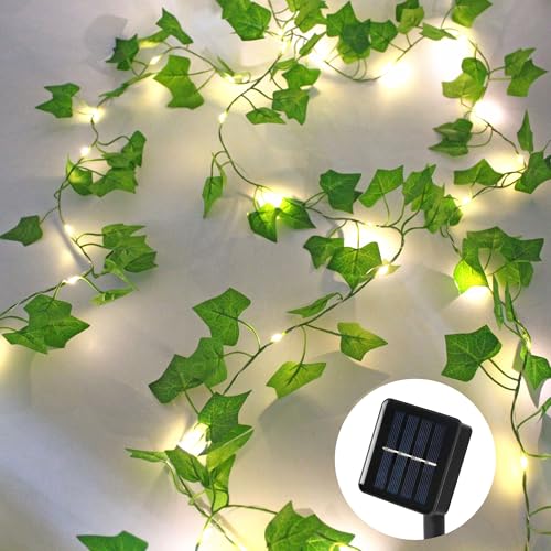 SOAIY LED Efeu Lichterkette außen Solar Lichterkette 10M 100LEDs 8 Lichtmodi Efeu Solarlichterkette wasserdicht Efeu Girlande Lichterkette für Garten Terrasse Balkon Hochzeiten Partys Geburtstagsdeko SOAIY LED Efeu Lichterkette außen Solar Lichterkette 10M 100LEDs 8 Lichtmodi Efeu Solarlichterkette wasserdicht Efeu Girlande Lichterkette für Garten Terrasse Balkon Hochzeiten Partys Geburtstagsdeko von SOAIY