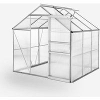 Vanilla Gartengewächshaus aus Aluminium-Polycarbonat Fenstertür 183x185x205cm Vanilla Gartengewächshaus aus Aluminium-Polycarbonat Fenstertür 183x185x205cm von SOANA GARDEN SHED