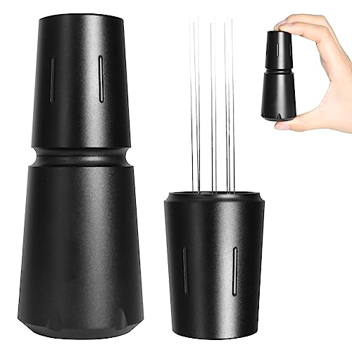 SOARFLY Wdt Tool Espresso Nadel, Aluminium Wdt Tool Espresso mit Ständer, 8 Kaffeenadeln 0,3 mm Dicker Wdt Tool Espresso Werkzeug aus Edelstahl von SOARFLY