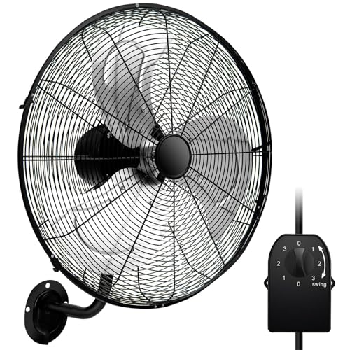 SOARS Wandventilator Ø56cm, 120W Ventilator Wand mit 3 Geschwindkeitsstufen, 30°Vertikalwinkel & automatischer 85° Horizontalwinkel, Industrieventilator für Keller, Lager, Werkstatt SOARS Wandventilator Ø56cm, 120W Ventilator Wand mit 3 Geschwindkeitsstufen, 30°Vertikalwinkel & automatischer 85° Horizontalwinkel, Industrieventilator für Keller, Lager, Werkstatt von SOARS