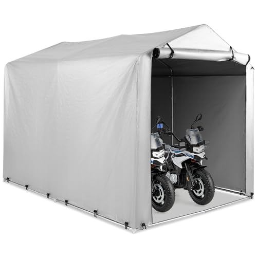 SOARS Zeltgarage, Garagenzelt 218 x 160 x 164 cm, Wasserdichtes Lagerzelt mit Reißverschlusstür, Metallrahmen, Fahradgarage Fahrradschuppen Aufbewahrungsgarage Gerätezelt Gerätehaus inkl. Erdspieße SOARS Zeltgarage, Garagenzelt 218 x 160 x 164 cm, Wasserdichtes Lagerzelt mit Reißverschlusstür, Metallrahmen, Fahradgarage Fahrradschuppen Aufbewahrungsgarage Gerätezelt Gerätehaus inkl. Erdspieße von SOARS