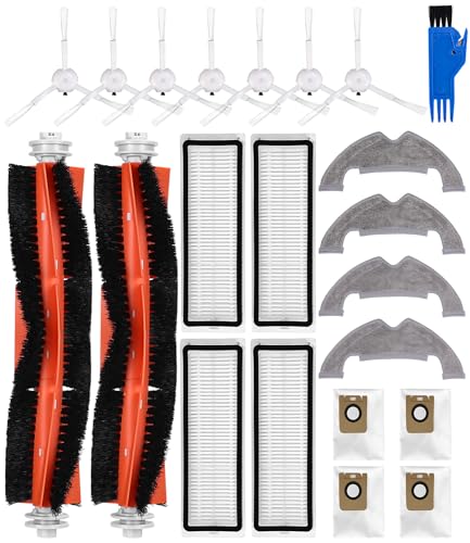 Zubehör Ersatzteile für Dreame D10 Plus/D10s Plus/L10 Plus/Z10 Pro Staubsauger,2 Hauptbürsten,7 Seitenbürsten,4 Hepa Filter, 4 Wischtücher, 4 Staubbeutel, 22-teilige Zubehörset Kompatibel mit D10 Plus Zubehör Ersatzteile für Dreame D10 Plus/D10s Plus/L10 Plus/Z10 Pro Staubsauger,2 Hauptbürsten,7 Seitenbürsten,4 Hepa Filter, 4 Wischtücher, 4 Staubbeutel, 22-teilige Zubehörset Kompatibel mit D10 Plus von SOBEAU