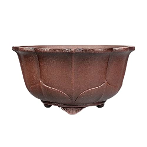 Blumentopf, kreativer Blumentopf, atmungsaktiv, rund, groß, violett, Sandpflanze mit Drainagelöchern, moderner einfacher Blumentopf von SOBOLON