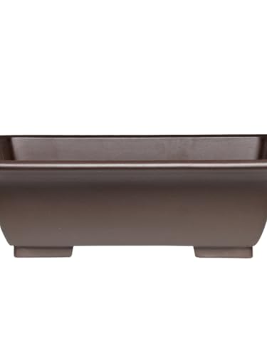 Blumenvase Lila Ton Vase, Rechteckig Keramik Groß, Atmungsaktiv, Für Wohnzimmer Einfache Moderne Blumentopf von SOBOLON