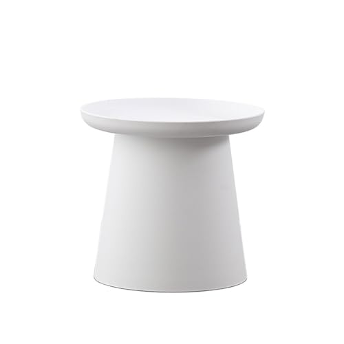 Couchtisch Teetisch Runder Kunststoff Couchtisch Für Im Wohnzimmer, Kleiner Runder Tisch, Sofa, Beistelltisch, Einfacher Balkon Moderner Couchtisch(B) von SOBOLON