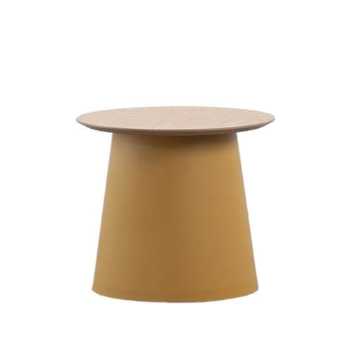 Couchtisch Teetisch Runder Kunststoff Couchtisch Für Im Wohnzimmer, Kleiner Runder Tisch, Sofa, Beistelltisch, Einfacher Balkon Moderner Couchtisch(C) von SOBOLON
