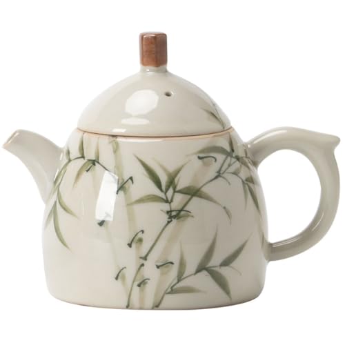 Reisekessel Smaragdgrün Spargel Kleine Qinquan Teekanne Einzeltopf Haushalt Chinesische Retro Keramik Kung Fu Tee Set Grüne Teekanne von SOBOLON