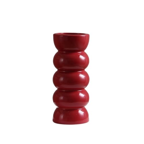 SOBOLON Blumentopf Keramikvase Im Retro-Stil, Hydroponisches Blumenarrangement, Kleine Vase Moderner einfacher Blumentopf(B) von SOBOLON