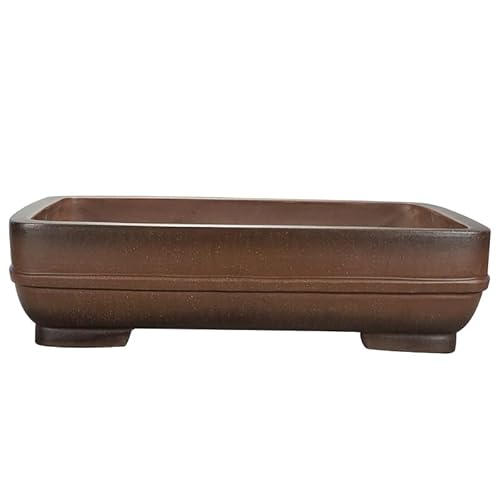 SOBOLON Blumentopf Lila Sand Handgefertigter antiker, einfacher, rechteckiger Topf mit 70 cm Durchmesser, Blumen und Grünpflanzen, alte Pfähle, Garten-Bonsai-Töpfe Moderner einfacher Blumentopf von SOBOLON