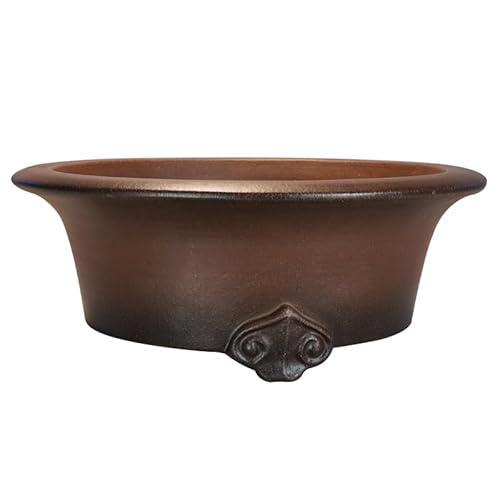 SOBOLON Blumentopf Lila Sand Handgefertigter antiker runder Topf Kaliber 40 cm Grünpflanze Atmungsaktiver Bonsai-Topfbehälter Moderner einfacher Blumentopf SOBOLON Blumentopf Lila Sand Handgefertigter antiker runder Topf Kaliber 40 cm Grünpflanze Atmungsaktiver Bonsai-Topfbehälter Moderner einfacher Blumentopf von SOBOLON