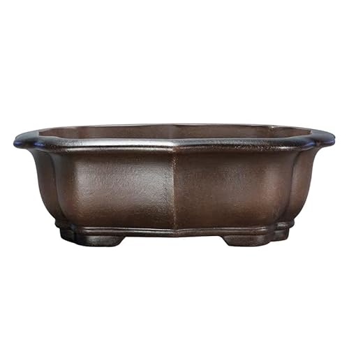 SOBOLON Blumentopf Lila Sand Handgemachte Antike Raute 40cm Rechteck Grün Pflanze Blume Gartenarbeit Töpfe Moderner einfacher Blumentopf von SOBOLON