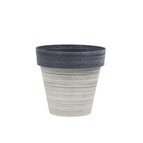 SOBOLON Blumentopf Runder Zweifarbig Gestreifter Blumentopf Aus Keramikimitat Grüner Moderner einfacher Blumentopf SOBOLON Blumentopf Runder Zweifarbig Gestreifter Blumentopf Aus Keramikimitat Grüner Moderner einfacher Blumentopf von SOBOLON