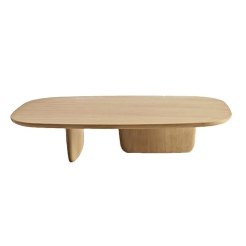 SOBOLON Teetisch Luxus Retro Massivholz Teetisch Leichter Couchtisch Home Teetisch Couchtisch Holz Wohnzimmer Couchtisch Moderner Couchtisch (C) von SOBOLON