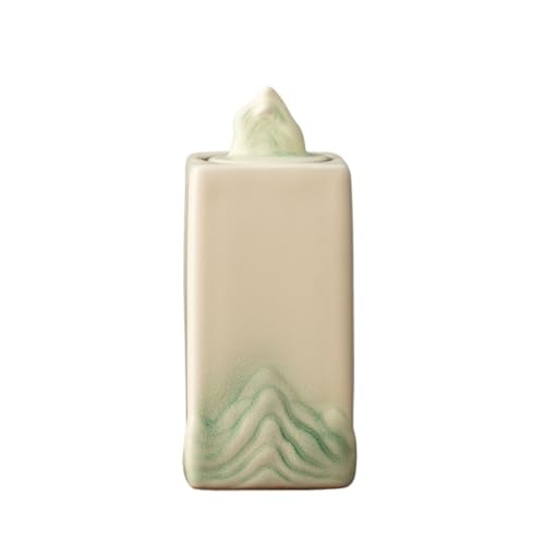 SOBOLON Zuckerbehälter Keramik Bulk Tee Vorratsdose Haushalt Küche Gewürze Vorratsdose Versiegeltes Glas Retro Chinesisches Teeset Einzelglas Kaffeedose (D) von SOBOLON