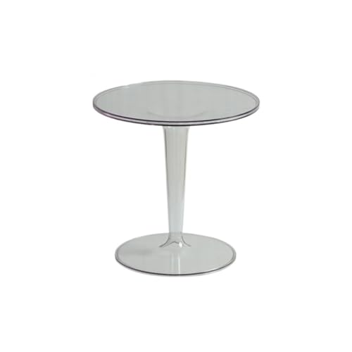Sofatisch Teetisch Transparent Couchtisch Haushalt Rund Sofa Beistelltisch Wohnzimmer Modern Kleine Wohnung Ecktisch Modern Couchtisch (A) von SOBOLON