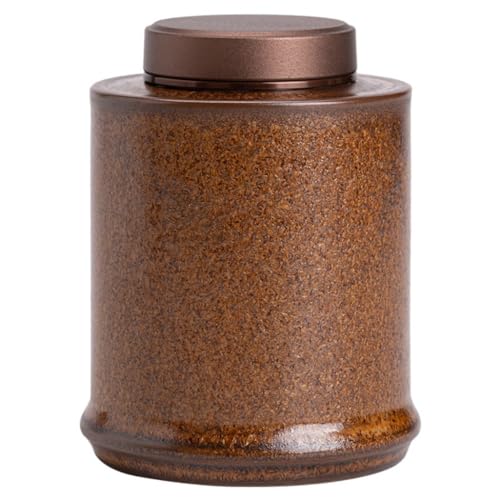 Zuckerbehälter Keramik lose Tee Lagerglas Kreative versiegelte Glas Chinesische Retro Teelager Reise Tragbare Küche Lagerung Topf Kaffeebehälter von SOBOLON