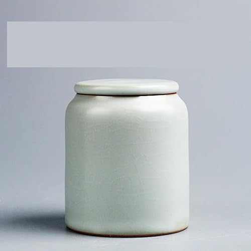 Zuckerbehälter Kreative Vintage Keramik Versiegelte Tee Kann Einfarbig Mini Tragbare Lagerung Topf Reise Spot Lebensmittel Lagerung Container Home Dekoration Kaffeebehälter(1) von SOBOLON