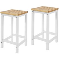 FST29-WNx2 2er Set Stuhl Holzstuhl Essstuhl Küchenstuhl Hocker zum Küchenwagen - Sobuy von SOBUY