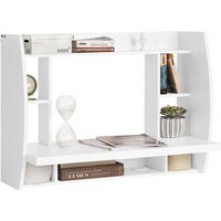 FWT18-W Wandtisch in weiß Wandschrank Schreibtisch Computertisch Kinderschreibtisch bht ca:82x60x39cm - Sobuy FWT18-W Wandtisch in weiß Wandschrank Schreibtisch Computertisch Kinderschreibtisch bht ca:82x60x39cm - Sobuy von SOBUY