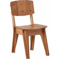 HFST01-BR Küchenstuhl Stuhl Schreibtischstuhl Bürostuhl mit Rücklehne Arbeitsstuhl Kinderstuhl Sitzhöhe 46cm Blau bht ca. 44,5x86x61cm - Sobuy von SOBUY