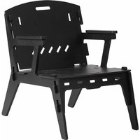 HFST02-SCH Küchenstuhl Stuhl mit Rücklehne Kinderstuhl Stühlchen Sitzhöhe 35cm Braun Kinderzimmer Möbel bht ca. 55x70x72cm - Sobuy von SOBUY